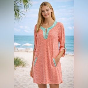 Cabana Life | Summer Lattice Dress Swimsuit Coverup Women’s Size Large